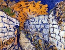 Lovers_between_garden_walls_Otto_Müller